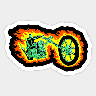 fire chopper Sticker